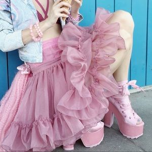 ✂️SOLD✂️ Y.R.U x Dolls Kill Ballet Bae Platforms